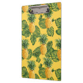 Porte-bloc Ananas et feuille tropical sur l'or (Gauche)