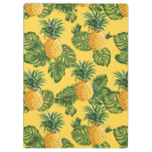Porte-bloc Ananas et feuille tropical sur l'or (Dos)