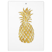 Porte-bloc ananas feuille d'or (Dos)