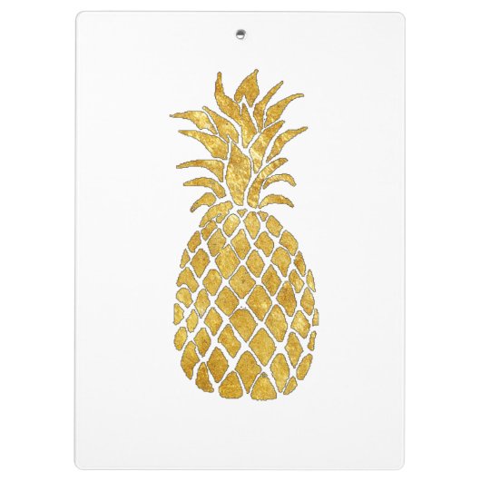 Porte-bloc ananas feuille d'or (Dos)