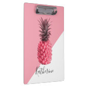 Porte-bloc Ananas rose et blanc tropical girly mignon (Swatch)