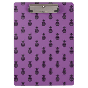 Porte-bloc Ananas Tropical Fruit Noir Violet Été