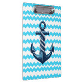 Porte-bloc Ancrage bleu avec vagues bleues (Swatch)