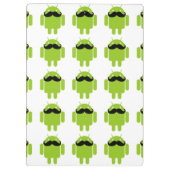 Porte-bloc Android Robot Moustache (Dos)