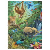 Porte-bloc Animals living together throw pillow (Dos)