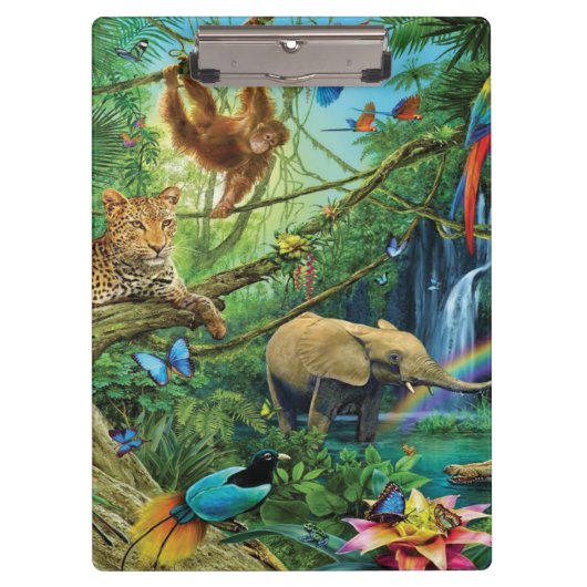 Porte-bloc Animals living together throw pillow (Devant)