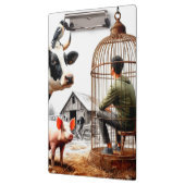 Porte-bloc Animaux de ferme (Gauche)