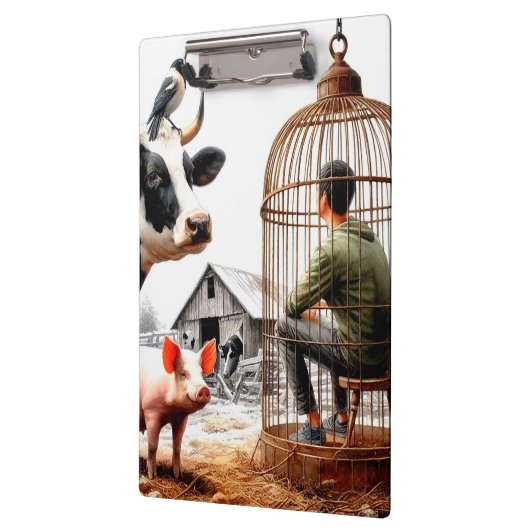 Porte-bloc Animaux de ferme (Gauche)