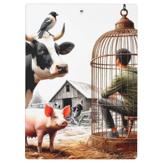 Porte-bloc Animaux de ferme (Dos)