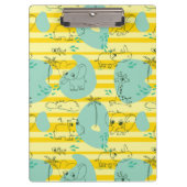 Porte-bloc Animaux mignons jouant avec de l'eau 2 (Devant)