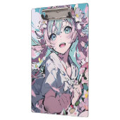 Porte-bloc Animée fille générée par Ai (Gauche)