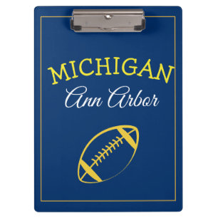 Porte-bloc Ann Arbor Michigan Blue and Maize