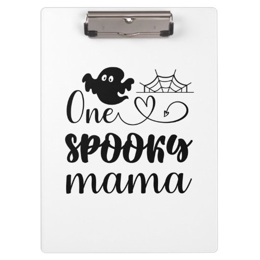 Porte-bloc Anniversaire d'Halloween d'une maman Éffrayante (Devant)