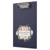 Porte-bloc Antique Floral Blush & Navy (Gauche)