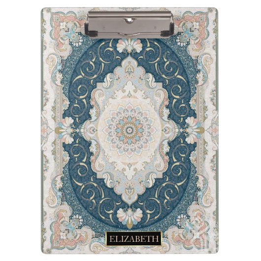 Porte-bloc Antique Turc Tapis Perse Nom du tapis (Devant)