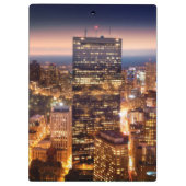 Porte-bloc Aperçu de Boston la nuit (Dos)
