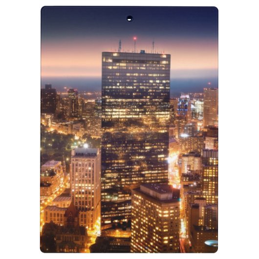Porte-bloc Aperçu de Boston la nuit (Dos)