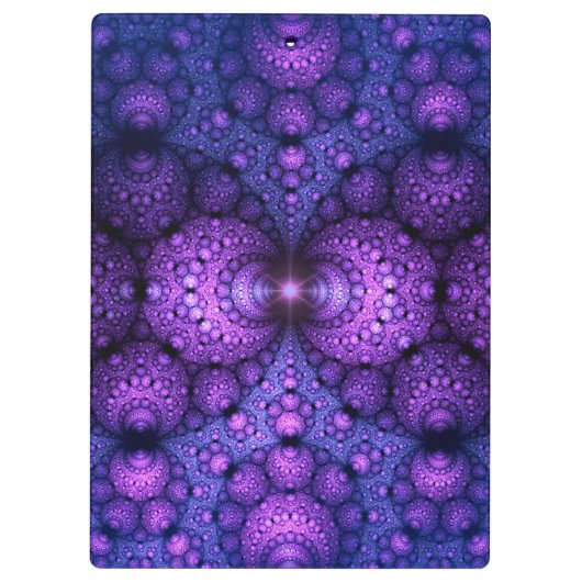 Porte-bloc Apophyse fractale - Fusion d'atomes (Dos)