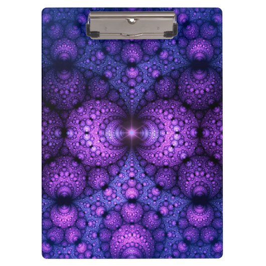 Porte-bloc Apophyse fractale - Fusion d'atomes (Devant)