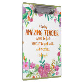 Porte-bloc Appréciation de l'enseignant Extraordinaire Signet (Swatch)