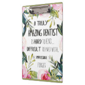 Porte-bloc Appréciation des dentistes Docteur Merci Citation (Gauche)