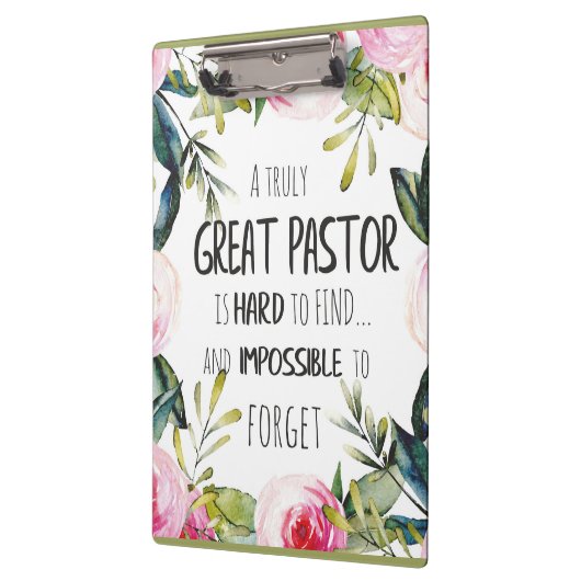 Porte-bloc Appréciation du pasteur Cadeau (Gauche)