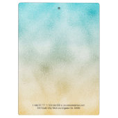 Porte-bloc Aqua et Gold Ombre Foil (Dos)