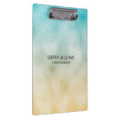 Porte-bloc Aqua et Gold Ombre Foil (Swatch)