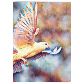 Porte-bloc aquarell dove (Dos)