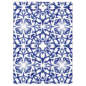 Porte-bloc Aquarelle bleu et blanc Motif espagnol Carrelage (Dos)