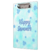 Porte-bloc aquarelle bleu rétro floral peint main (Gauche)