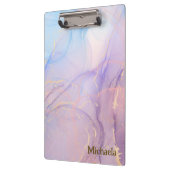 Porte-bloc Aquarelle bleu rose or (Gauche)