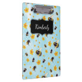 Porte-bloc Aquarelle Bumble Bee dossier de poche personnalisé (Swatch)