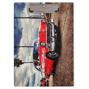 Porte-bloc Aquarelle de Chevrolet Bel Air 1956