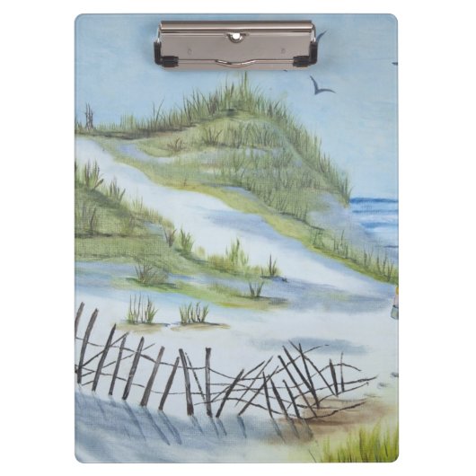 Porte-bloc Aquarelle de plage (Devant)