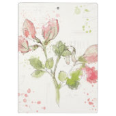 Porte-bloc Aquarelle de pois doux (Dos)