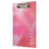 Porte-bloc Aquarelle en marbre rose (Gauche)