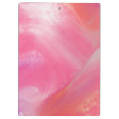 Porte-bloc Aquarelle en marbre rose (Dos)