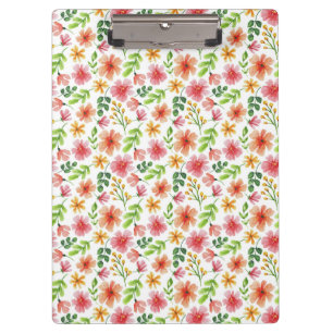 Porte-bloc Aquarelle Fleurs roses Motif Floral-69677