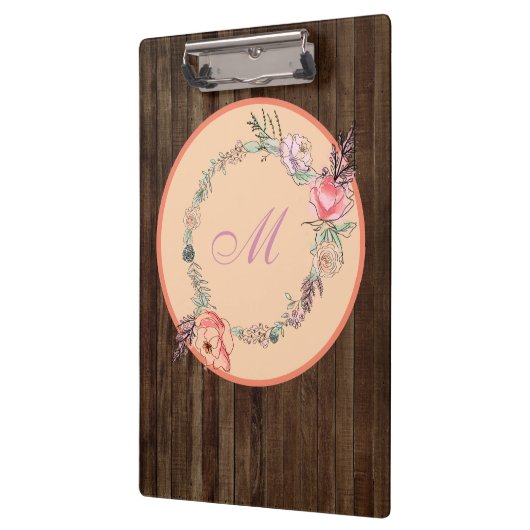 Porte-bloc Aquarelle florale moderne (Gauche)