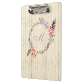 Porte-bloc Aquarelle florale moderne (Gauche)