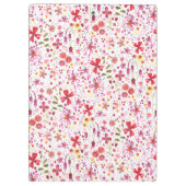 Porte-bloc Aquarelle florale moderne (Dos)