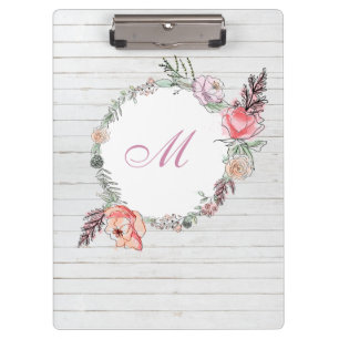 Porte-bloc Aquarelle florale moderne