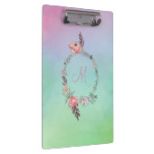 Porte-bloc Aquarelle florale moderne rose floral (Swatch)