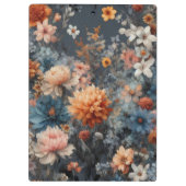 Porte-bloc Aquarelle Illustration rustique vintage élégant (Dos)