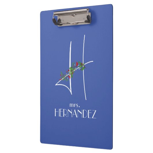 Porte-bloc Aquarelle initiale H (Gauche)