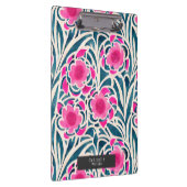 Porte-bloc Aquarelle inspirée rose + bleu Botanique Floral (Swatch)