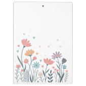 Porte-bloc Aquarelle lunaire florale (Dos)