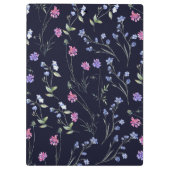 Porte-bloc Aquarelle marine Fleur sauvage Floral (Dos)