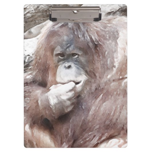 Porte-bloc Aquarelle Orang 2 (Devant)